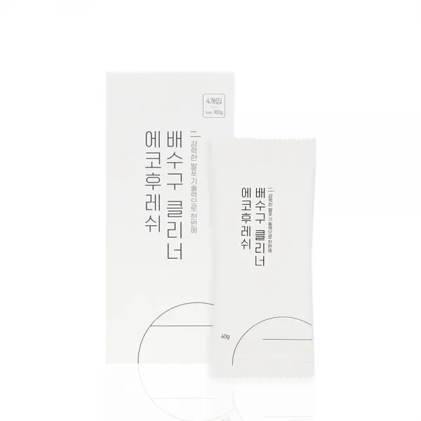 에코후레쉬 배수구클리너 40g 4개