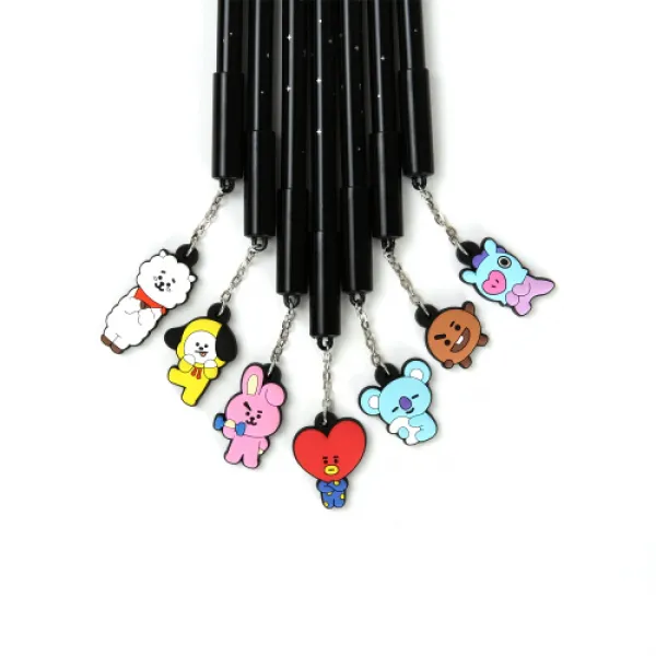 모노폴리 BT21 마스코트 젤펜 7p 세트 0.5mm, 혼합색상, 1세트
