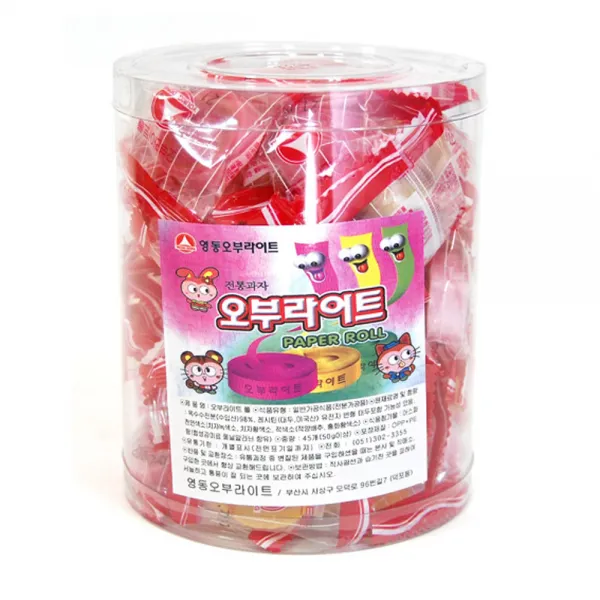 영동 오부라이트 롤 젤리, 1.2g, 45개