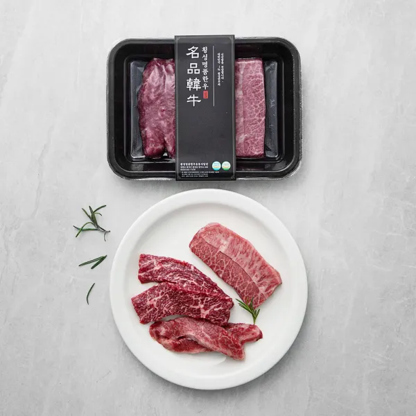 횡성한우 1+등급 특수부위 구이용 (냉장), 200g, 1팩