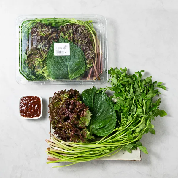미나리 모듬쌈, 300g, 1팩
