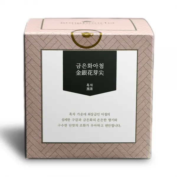 공부차 금은화아첨 흑차 삼각티백 박스, 2g, 12개