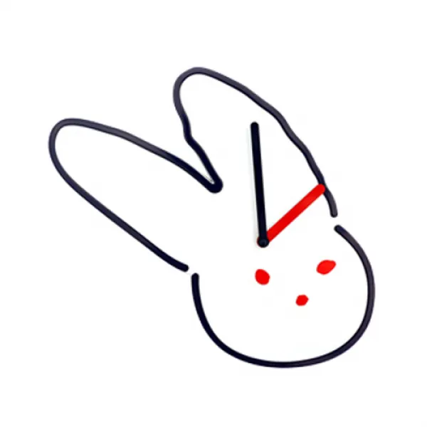 로마네 브런치 브라더 벽시계 래빗