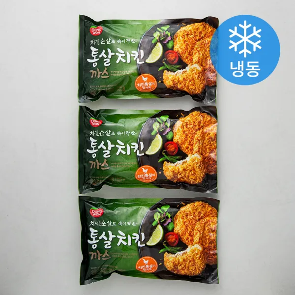 동원 통살 치킨까스 (냉동), 480g, 3개