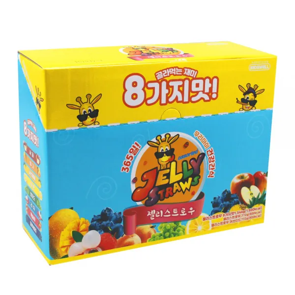 젤리스트로우 19.3g X 10p X 8종 젤리 세트 1세트