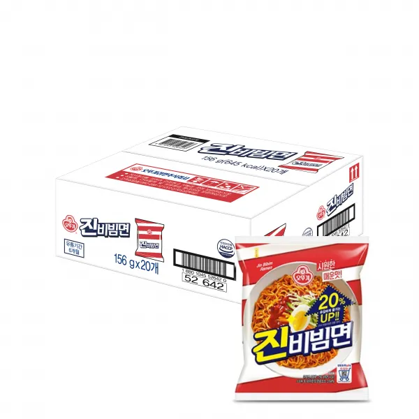 오뚜기 진비빔면 156g 20개