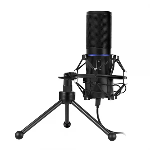 컴썸 LED 방송용 콘덴서 마이크 블루, MIC-900 PRO