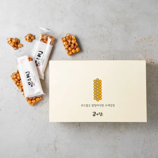 교아당 플레인강정, 23g, 18입