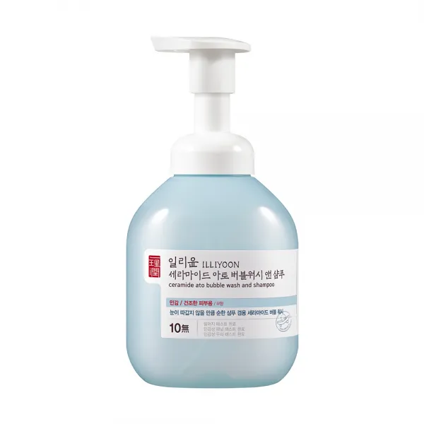 일리윤 세라마이드 아토 버블워시 앤 샴푸 400ml 1개