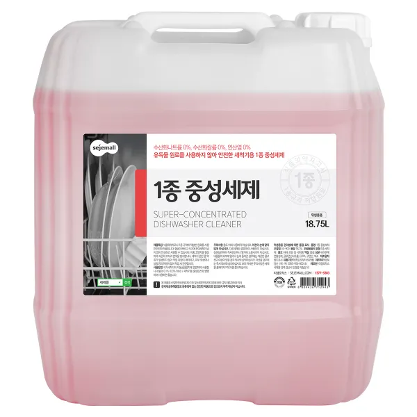 세제몰 1종 중성세제 레드 18.75l 1개