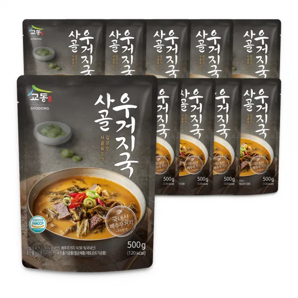 교동식품 사골 우거지국, 500g, 10개