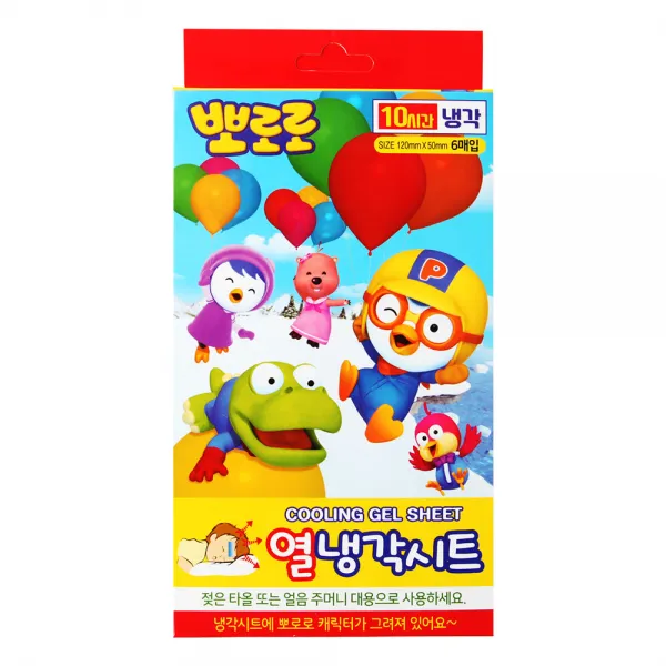 아텍스 뽀로로 열냉각시트, 6개입, 1개