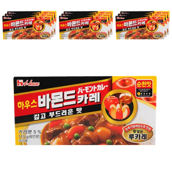 House 바몬드카레 순한맛 115g 10개