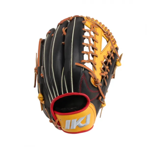 IKJ 요시노부웹 외야수 야구글러브 우투용 GR-923O 91, BLACK + YELLOW