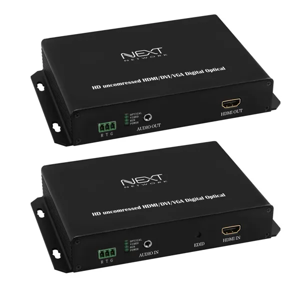 넥스트 비압축 광 HDMI 광케이블 거리연장기, NEXT-1022HFC, 1개