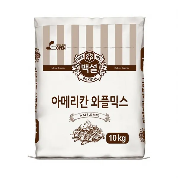 백설 아메리칸 와플믹스, 10kg, 1개