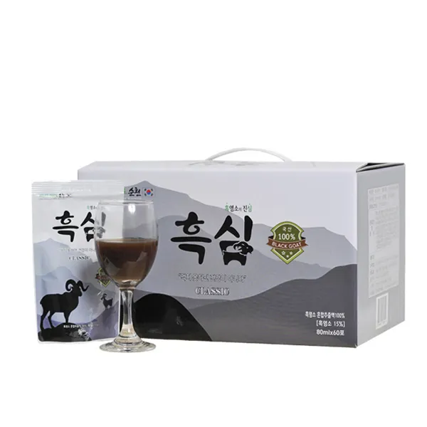 흑심 클래식 흑염소 건강즙, 80ml, 60개