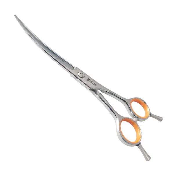 닉센 애견 미용 커브가위 16.51cm NX-CV65, 혼합색상, 1개