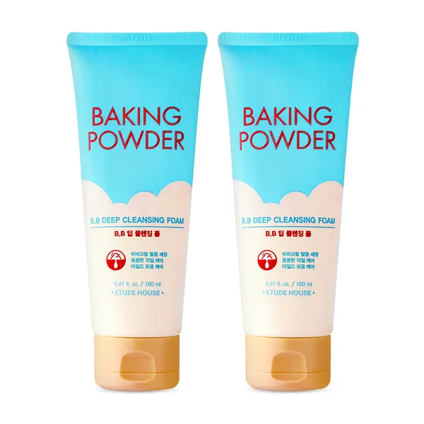 에뛰드 베이킹파우더 B.b딥 클렌징폼 160ml 2개