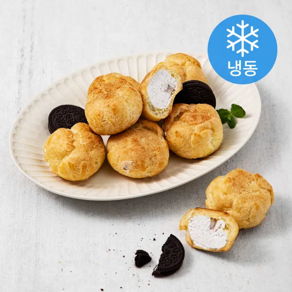 삼립 카페스노우 화이트슈 까망쿠키크럼블 (냉동), 108g, 12입