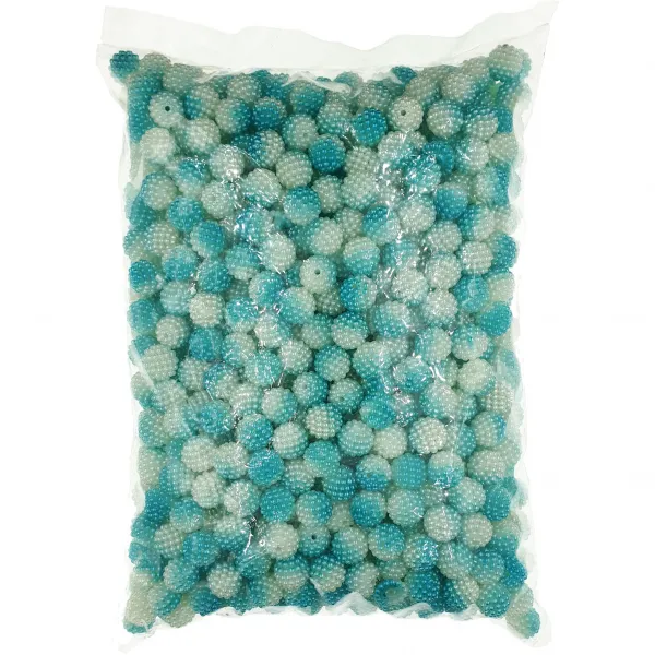 투톤 오도독 슬라임 만들기 재료 12mm 500g, 1개, 스카이블루