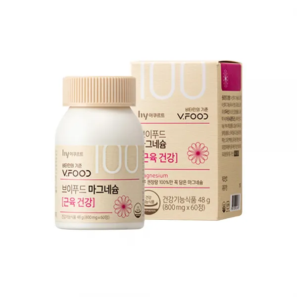 한국야쿠르트 브이푸드 마그네슘 800mg, 60정, 1개
