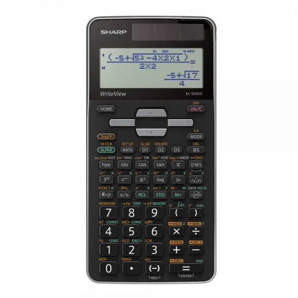 SHARP 공학용 전자계산기 + 보호 케이스, EL-5500X