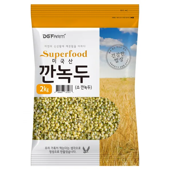 대구농산 깐녹두, 2kg, 1개