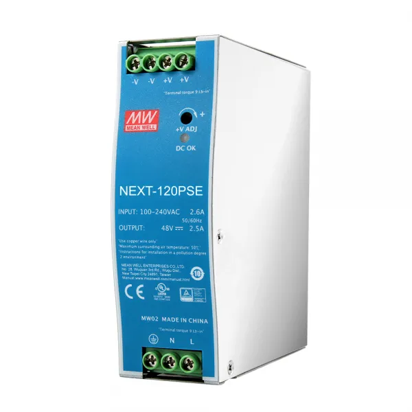 넥스트 산업용 DIN-RAIL타입 전원공급장치 120W, NEXT-120PSE