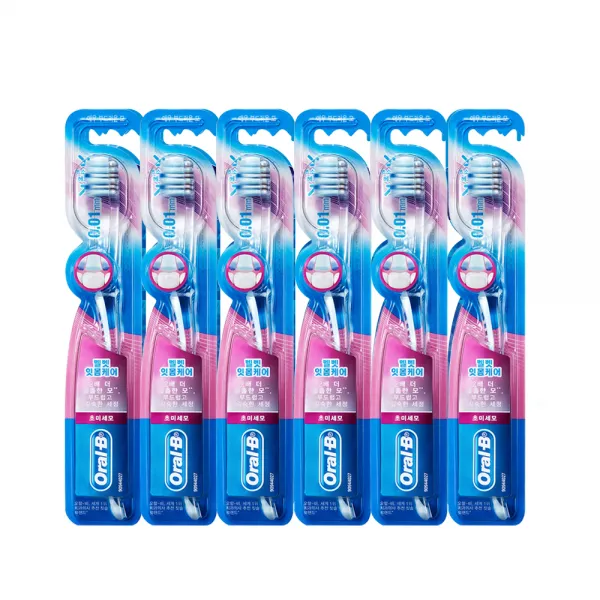 오랄비 벨벳 잇몸케어 칫솔, 1개입, 6개