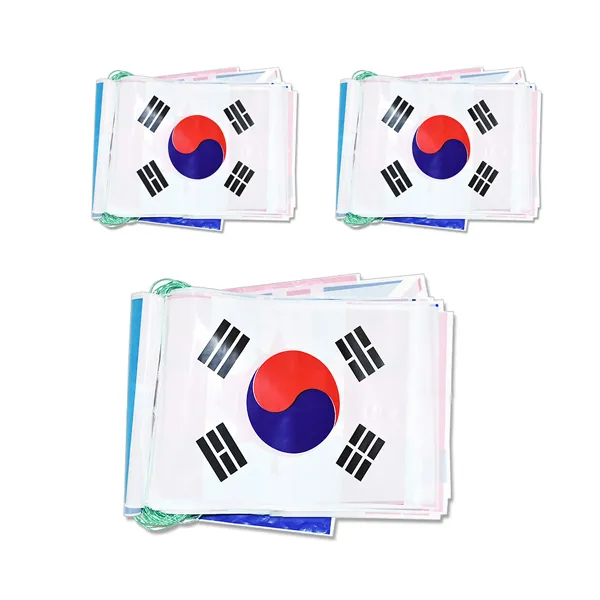 수오피스 비닐 만국기 48m, 혼합색상, 3개