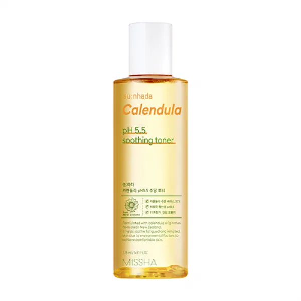 미샤 순하다 카렌듈라 pH5.5 수딩 토너, 175ml, 1개