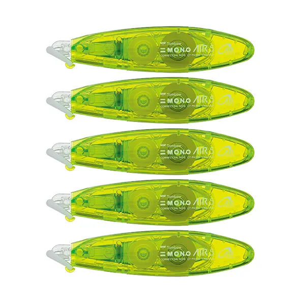 톰보우 모노에어5 펜타입 수정테이프 5mm X 6m Ct Pax5c60 라임 5개