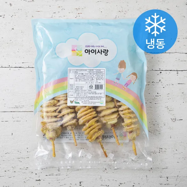 아이사랑 소시지 국산 회오리감자 (냉동), 600g, 1개