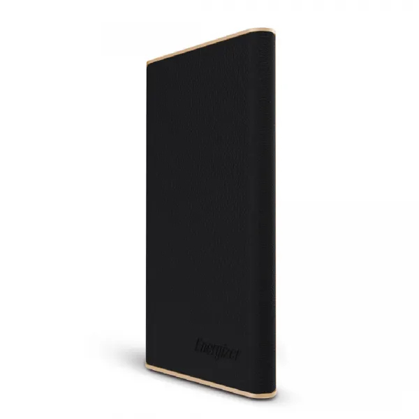 에너자이저 가죽마감 보조배터리 10000mAh, UE10009, 블랙