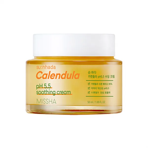 미샤 순하다 카렌듈라 pH5.5 수딩 크림, 50ml, 1개