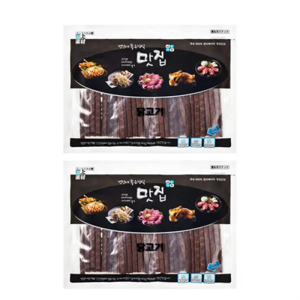 극상소재 맛집 강아지간식 360g, 닭고기, 2개