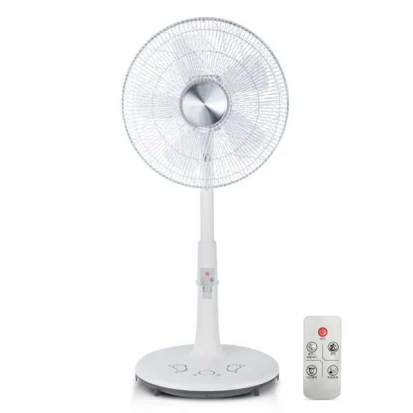 유파 써큘레이터 발터치 리모콘 선풍기, AKF-A14BT02(화이트)