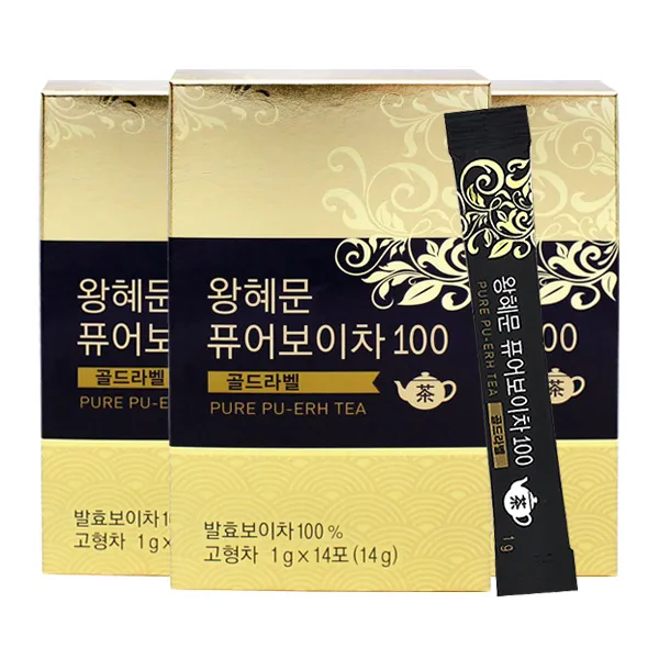 왕혜문 퓨어 보이차 100, 1g, 42개