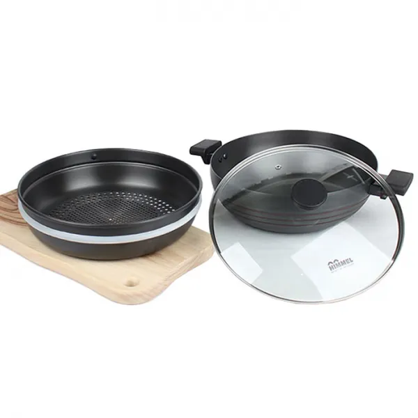 힘멜 경질 2단 찜기 스티머 세트, 32cm, 1세트