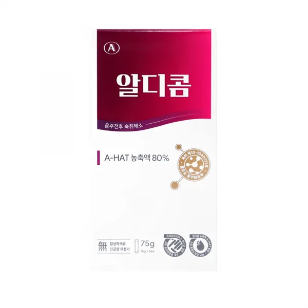 알디콤 숙취해소제 75g, 1개
