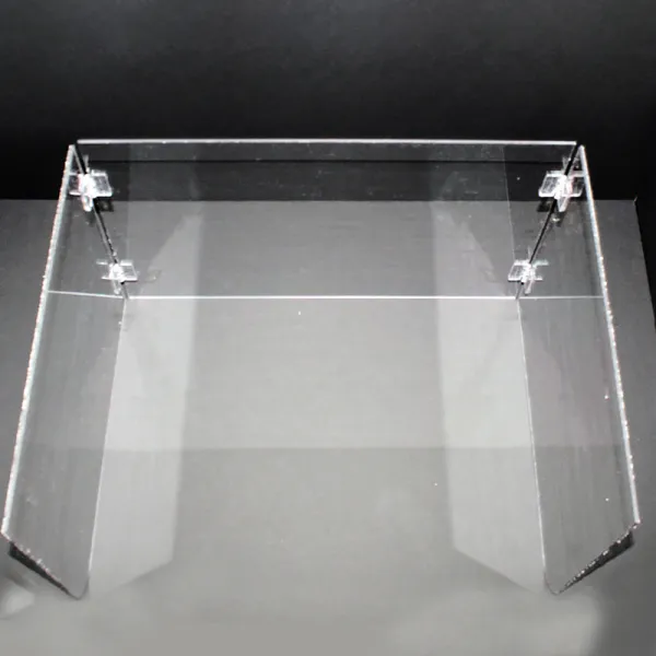 빅드림 아크릴 접이식 책상가림판 초등용 500 x 355 mm, 투명, 1개