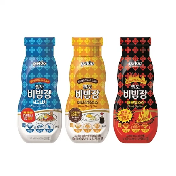 팔도 비빔장 스그니쳐 200g + 버터간장소스 200g + 매운맛소스 200g, 1세트