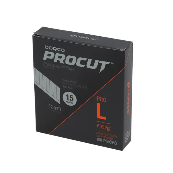 도루코 PRO L 리필 커터날 100p, 1개