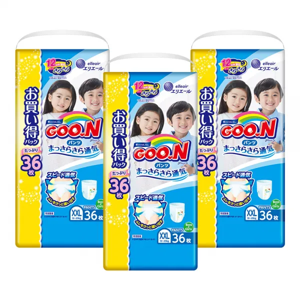 군 메가팩 팬티형 기저귀 남녀공용 XXL(13~25kg), 108매