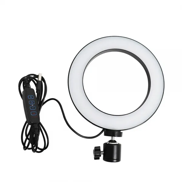 방송 Led 링 조명 25.5 X 25.5 X 2.3 Cm 1개 Zm Hx260lg