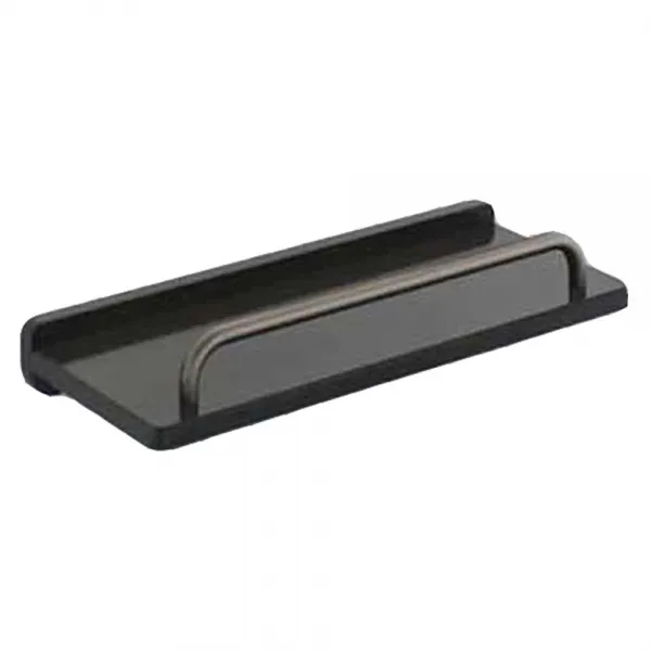 바스앤바스 마사 인조대리석 욕실 일자선반 300 MS-413B, 블랙, 1개