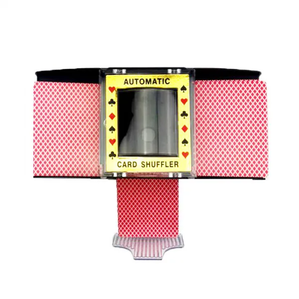 포커 카드 셔플러 딜러 머신 보드게임 215 x 110 x 110 mm, 혼합색상