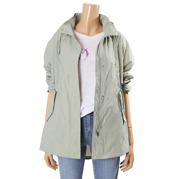 GGPX 후드 롤업 야상점퍼