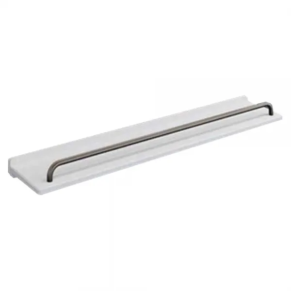 바스앤바스 마사 인조대리석 욕실 일자선반 600 MS-416W, 화이트, 1개